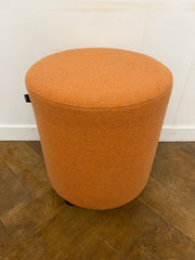 Used Frovi "Drum" Stool in Orange Cloth
