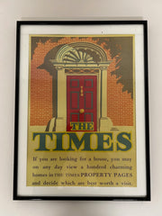 A Set of 5 x Glazed Framed Prints from "The Times Newspaper" by Aubrey Hammond