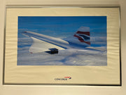 A Colour Print of "Concorde" "British Airways Memorabilia"