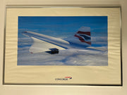A Colour Print of "Concorde" "British Airways Memorabilia"