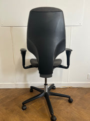 Used Giroflex G64 Brown Cloth Operator Swivel Chair