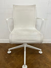 Used Alias 437 Meetingframe 44  Armrest Meeting Chair in White Mesh