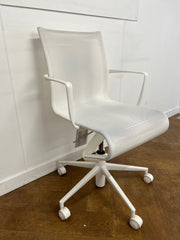 Alias 434 Rollingframe 44 Swivel Chair in White Mesh