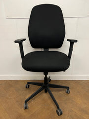 Used Posturite ACT 5 Ergonomic Black Cloth Task Chair