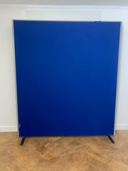 Used Sven Christensen Freestanding Dark Blue Cloth Floor Screens/Room Dividers 1820mmh x 1600mmw