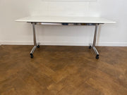 Used White Tip-Top Folding Table 1600mm x 800mm