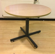 Used Morris Oak Circular Meeting Table