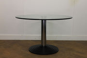 Used Circular Glass Top Break Out/Reception Coffee Table