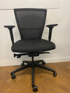 Used Bestuhl E1 black cloth (seat) mesh swivel chairs