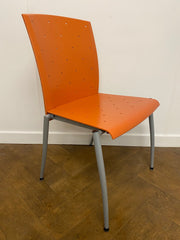Used Konig & Neurath Tebvo 4 Legged Stacking Canteen Chair