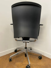 Used Senator Enigma Black Cloth Operator/Swivel Chair