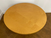 Used Beech Veneer Circular Coffee Table