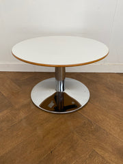 Used White Allermuir Circular Coffee Table