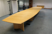 Used Verco Maple Conference/Boardroom Table (seats 22-26)