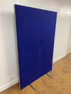Used Blue Cloth Freestanding (Linking) Screen 1600mmh x 1500mmw