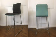 Used Boss Designs 'Arran' High Stools Turquoise & Brown