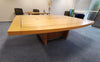 Used Maple Veneer Boardroom Table 2250mm x 1800mm > 1500mm