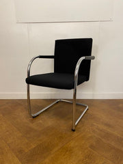 Used Vitra Visasoft Black Cloth Meeting/Boardroom Chairs (10 x Available)