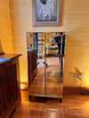 A Borghese Mirrored Art Deco 2 Door Cabinet.