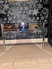 Borghese Art Deco Mirrored Console/Vanity Desk