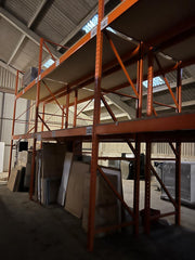 Heavy Duty Pallet Racking 5.4m High with 25mm Chipboard Shelves