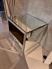 A Borghese Mirrored Art Deco Night/Tv Stand