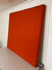 Orange Cloth Sound Diffuser Wall Panel