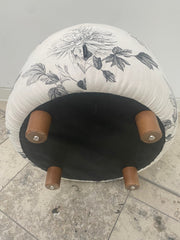 Used Hitch Mylius hm61g Floral Pattern Stool/Pouffe