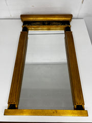 Vintage Regency Egyptian Revival Style Gold Wall Mirror