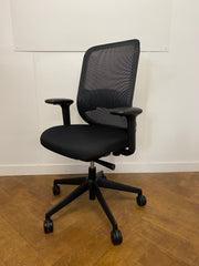 Used Orangebox Do Black Mesh/Cloth Swivel Chair