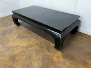 Antique Chinese Black Low Coffee Table