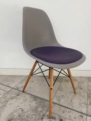 Used Original Vitra DSW Chair with Lilac Fabric Seat