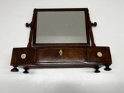Antique Georgian Mahogany Dressing Table Mirror