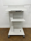 White Steel Mobile Lectern / AV Unit