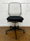 Vitra Medapal White Mesh Back/Black Seat Swivel Chair. (NO ARMS)