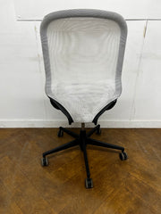 Vitra Medapal White Mesh Back/Black Seat Swivel Chair. (NO ARMS)