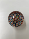Vintage Strathearn Scottish Millefiori Miniature Glass Paperweight