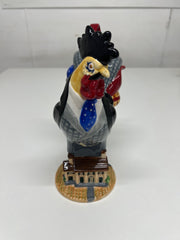 Ceramic Rooster Figurine from "The Poultry in Motion" Collection by Sharon Neuhas (1946-2017) "Gone with the Wing"