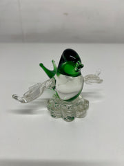 Vintage Murano Art Glass Swallow Bird Paperweight.