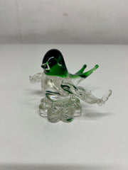 Vintage Murano Art Glass Swallow Bird Paperweight.