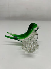Vintage Murano Art Glass Swallow Bird Paperweight.