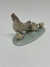 Vintage Nao Daisa for Lladro Porcelaine Figurine "Hen and Chicks" 1987 (Spanish)