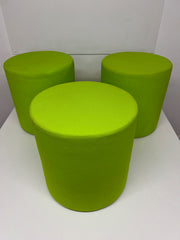 Orangebox Fletcher Green Cloth Drum Stool.