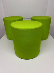 Orangebox Fletcher Green Cloth Drum Stool.
