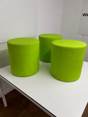 Orangebox Fletcher Green Cloth Drum Stool.