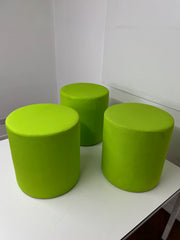 Orangebox Fletcher Green Cloth Drum Stool.