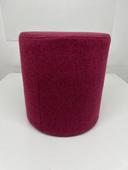 Orangebox Fletcher Mauve Cloth Drum Stool.