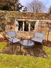 Bespoke High End Oval Marble Garden Coffee Table 700mm Diameter