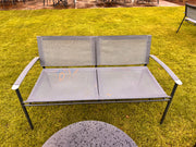 Bespoke High End Aluminium Framed Heavyweight Garden Bench (2 x Seater)