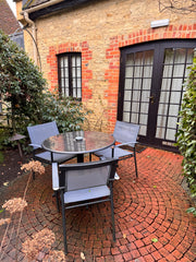 Bespoke High End Aluminium Framed Heavyweight Garden Chairs.
